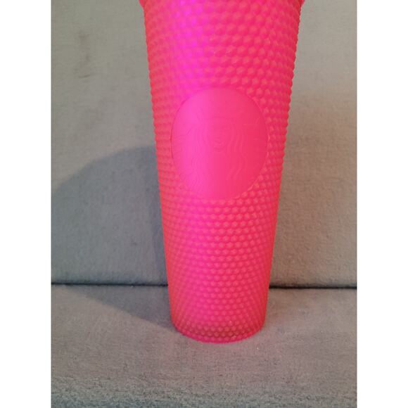 Starbucks Summer 21 Hot Pink Diamond Studded 24 oz Tumbler –Limited Edition, NWT - Picture 9 of 9